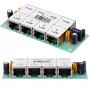Extralink 4 prievadų PoE injektorius 4x 100Mb/s RJ45, Fast Ethernet, 48 V, be korpuso