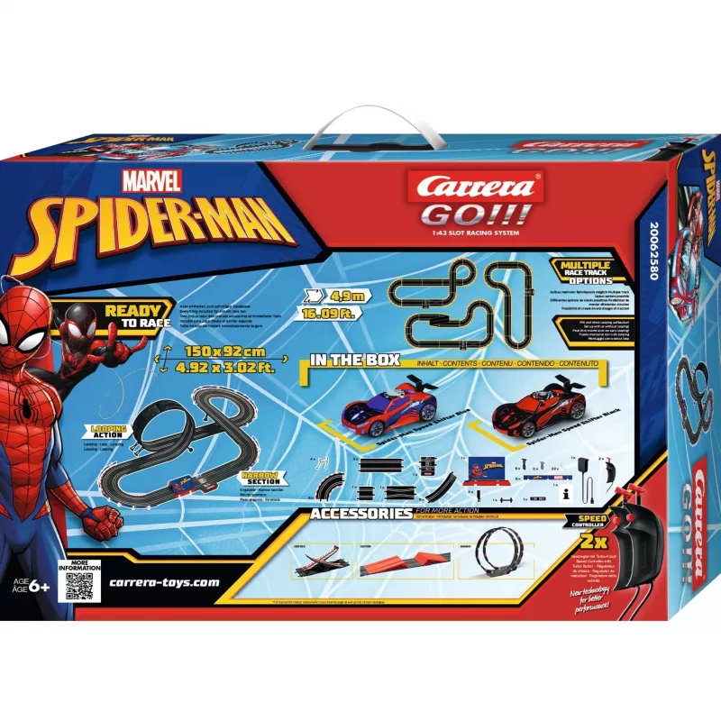 CARRERA Racetrack Spider lenktyninis modelis 20062580 – slot car rinkinys
