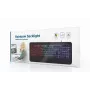 GEMBIRD KB-UML-03 belaidė multimedijos klaviatūra su apšvietimu, USB, juoda