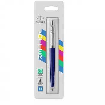 Parker Jotter Originals Blue – įtraukiamas tušinukas su segtuku