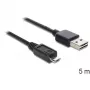 USB laidas DeLOCK EASY-USB 2.0-A Micro-B 5m