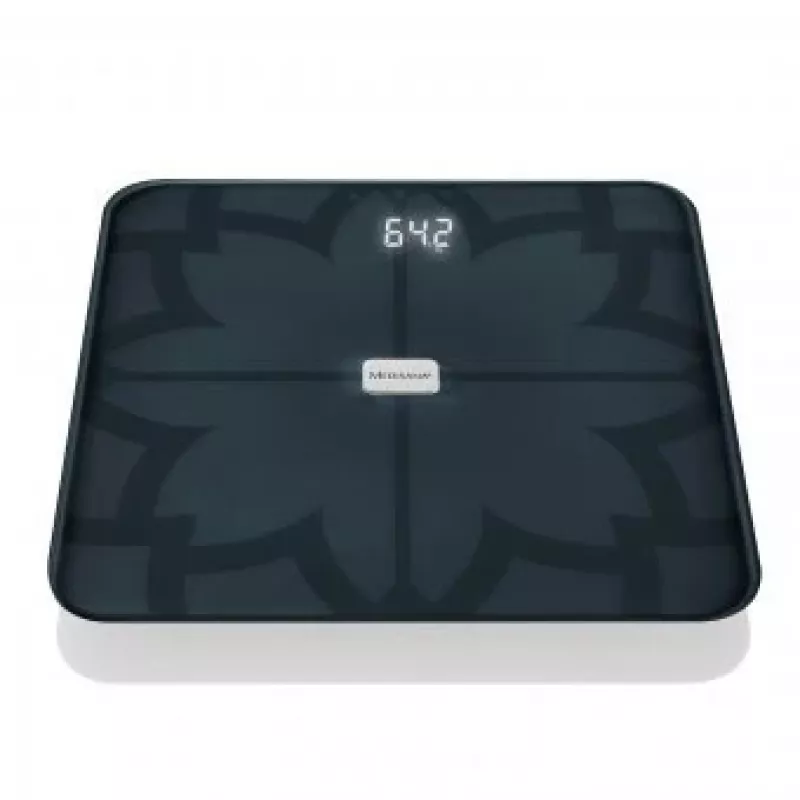 Medisana BS 450 kūno analizatoriaus svarstyklės, 180 kg, juodos, Bluetooth, ITO jutikliai (40510)