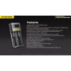 Įkroviklis baterijoms Nitecore Ci12 Universal USB Li‑Ion, NiCd, NiMH, 3A įėjimas 5/9/12V, plastikinis korpusas