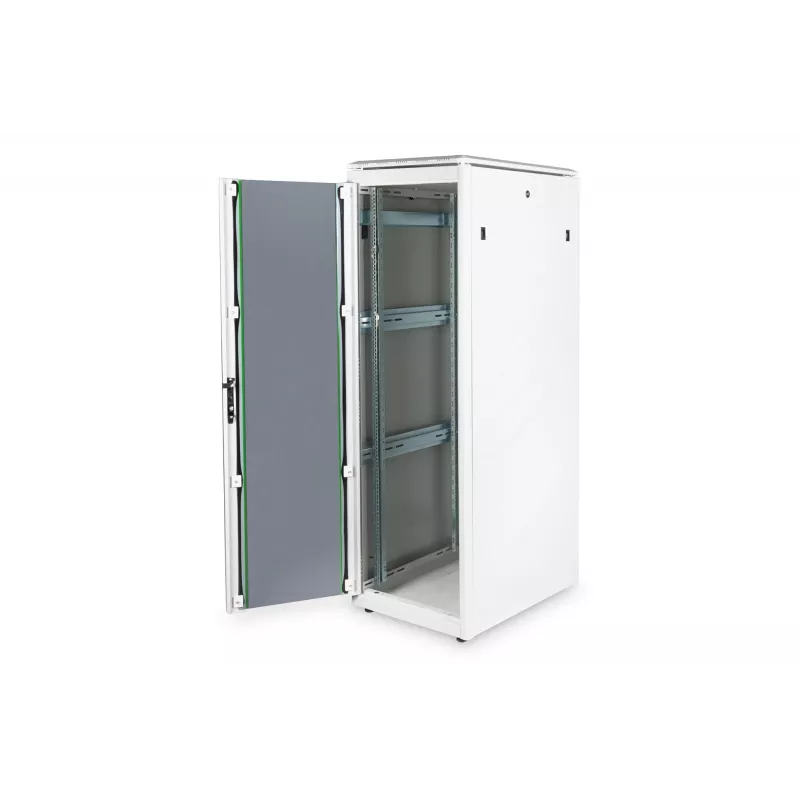 DIGITUS 36HE Unique tinklo spintelė 600x800mm stiklo durys pilka