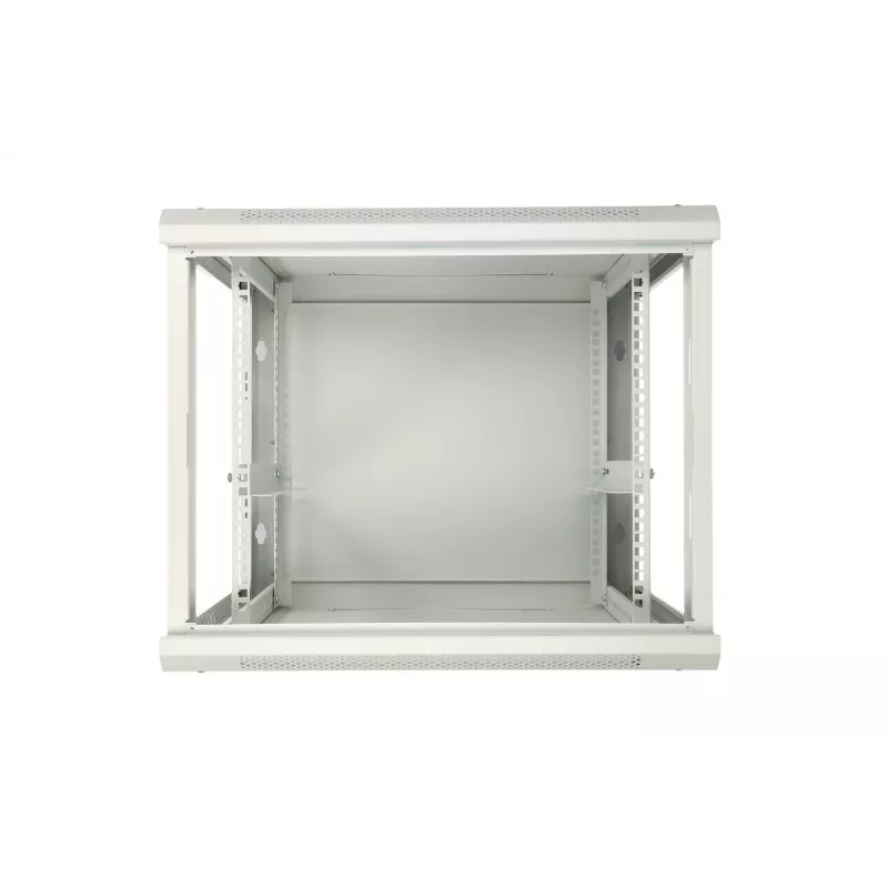 Extralink sieninis stovo korpusas 9U 600x600 ASP pilkas, metalinėmis durelėmis