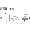 Paplūdimio tentas High Peak Sevilla mėlynai pilkas