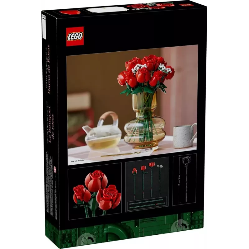 LEGO Icons Gėlių puokštė – Rožės 10328