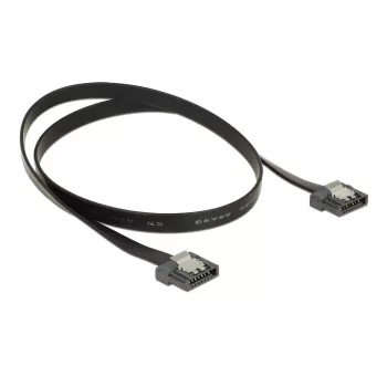SATA kabelis DeLOCK 83841 0,5m SATA III 7 kontaktų juodas
