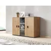 Cama sideboard 120 cm SOHO S7 lefkas oak/Juoda