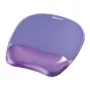Pelės kilimėlis Fellowes Crystals Gel su gelio riešo atrama, violetinis, 202×230 mm, 32 mm storio