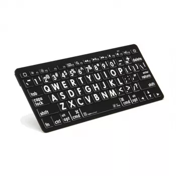 Logickeyboard LKB-LPWB-BTON-DE belaidė Bluetooth klaviatūra QWERTZ, juoda
