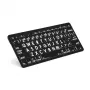 Logickeyboard LKB-LPWB-BTON-DE belaidė Bluetooth klaviatūra QWERTZ, juoda