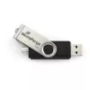 MEDIARANGE MR931-2 16 GB USB atmintukas su USB Type-A / Micro-USB, 2.0, 15 MB/s, pasukama kilpa, sidabrinis-juodas