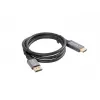 Displayport(M)-HDMI(M) laidas 1M 4K juodas ir sidabrinis