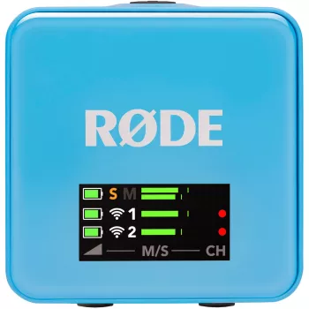RØDE Wireless GO III mėlyna - belaidė mikrofonų sistema (mėlyna)
