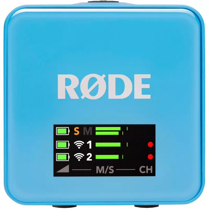 RØDE Wireless GO III mėlyna - belaidė mikrofonų sistema (mėlyna)