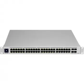 Ubiquiti UniFi USW-PRO-48 valdomas tinklo jungiklis L2/L3 Gigabit Ethernet (10/100/1000) 1U sidabrinis
