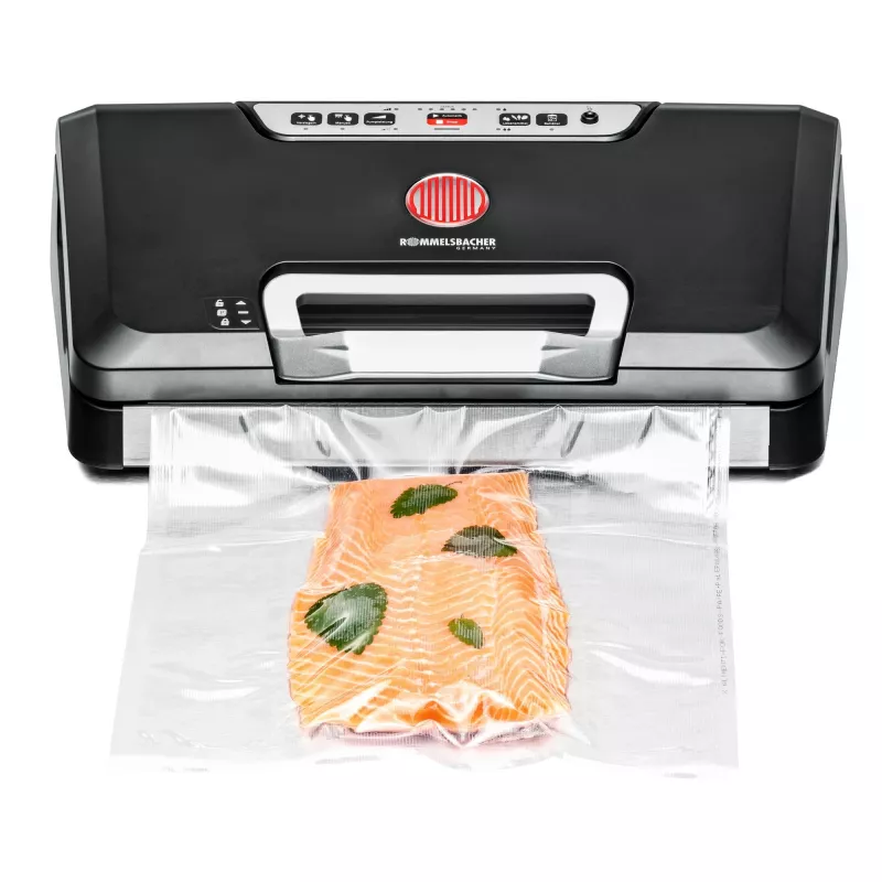 Rommelsbacher VAC 485 vakuuminis maisto sandariklis juodas, sidabrinis