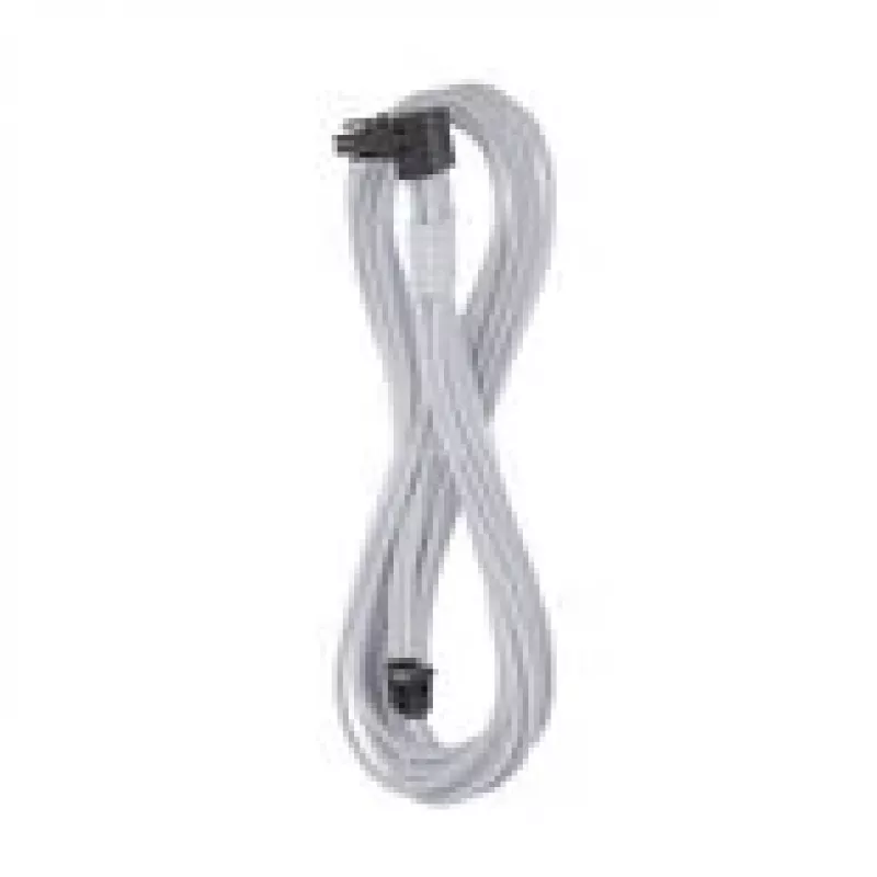 CableMod PCIe 12VHPWR StealthSense ModMesh pintas kabelis Corsair Type 5 RMx SHIFT 16 kontaktų į 90° 16 kontaktų, 65 cm, baltas