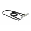 DeLOCK 89935 lizdo laikiklis su 2 x USB Type-C prievadais