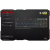 Klaviatūra IBOX AURORA K-6 – Pilno dydžio QWERTY, RF belaidė + Bluetooth, RGB apšvietimas, Mechaniniai žemo profilio klavišai, Juoda