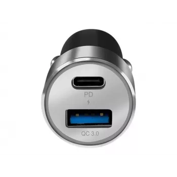LogiLink automobilinis maitinimo šaltinis - 36 W - 3 A - PD 3.0, QC 3.0 - 2 išėjimo prievadai (USB, 24 kontaktų USB-C)