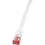 Logilink SlimLine jungiamasis kabelis RJ-45 (S) į RJ-45 (S) 20 m U/FTP PiMF CAT 6 liejamas, su apsauga nuo užkabinimo, plokščias baltas (CF2111S)