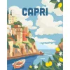 Piešimo rinkinys Ravensburger CreArt Capri – dažymas pagal skaičius