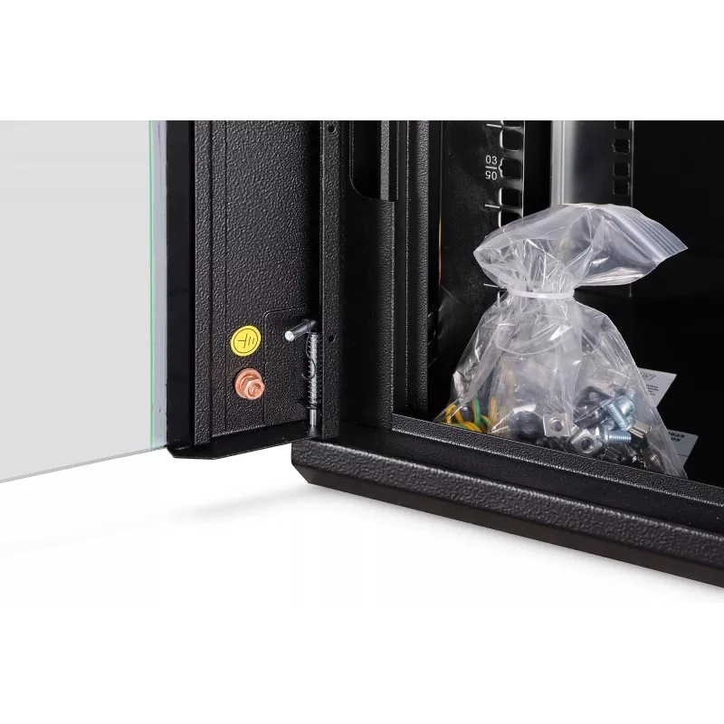 Sieninis 19 colių spintos stovas DIGITUS Dynamic-N DN-37101 — 7U, 600x450 mm, IP20, rakinamas, nesurinktas