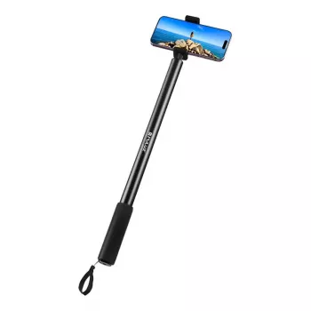 Puluz PU641B metalinis selfie stovas, 2 m, juodas, skirtas Insta360 One RS/X2/X3/X4