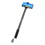 Puluz PU641B metalinis selfie stovas, 2 m, juodas, skirtas Insta360 One RS/X2/X3/X4