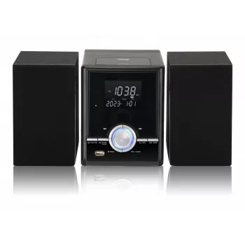 Grindinis stereo komplektas Eltra JOWISZ BT CD USB juodas – garso sistema su Bluetooth, CD grotuvu ir USB