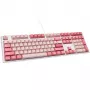 Ducky One 3 Gossamer Pink klaviatūra žaidimams USB US English rožinė, balta