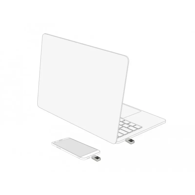 USB atmintukas DeLOCK 64 GB USB-C 3.2 Gen 1 mini metalinis korpusas