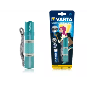 Kišeninis žibintuvėlis Varta LED Lipstick Light rožinė/turquoise