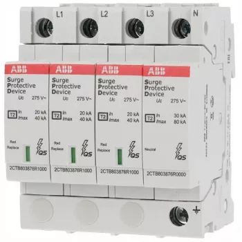 Apsauginis iškroviklis ABB OVRT23N40-275PQ 2CTB803973R1100 — tipas OVRT23N40-275PQ, TN/TT sistemoms