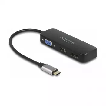 DeLOCK USB-C adapteris į VGA, HDMI, DisplayPort 4K 60 Hz