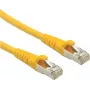 Roline Patch-Cable RJ-45 (M) į RJ-45 (M) 1,5 m SFTP PiMP CAT 6a geltonas