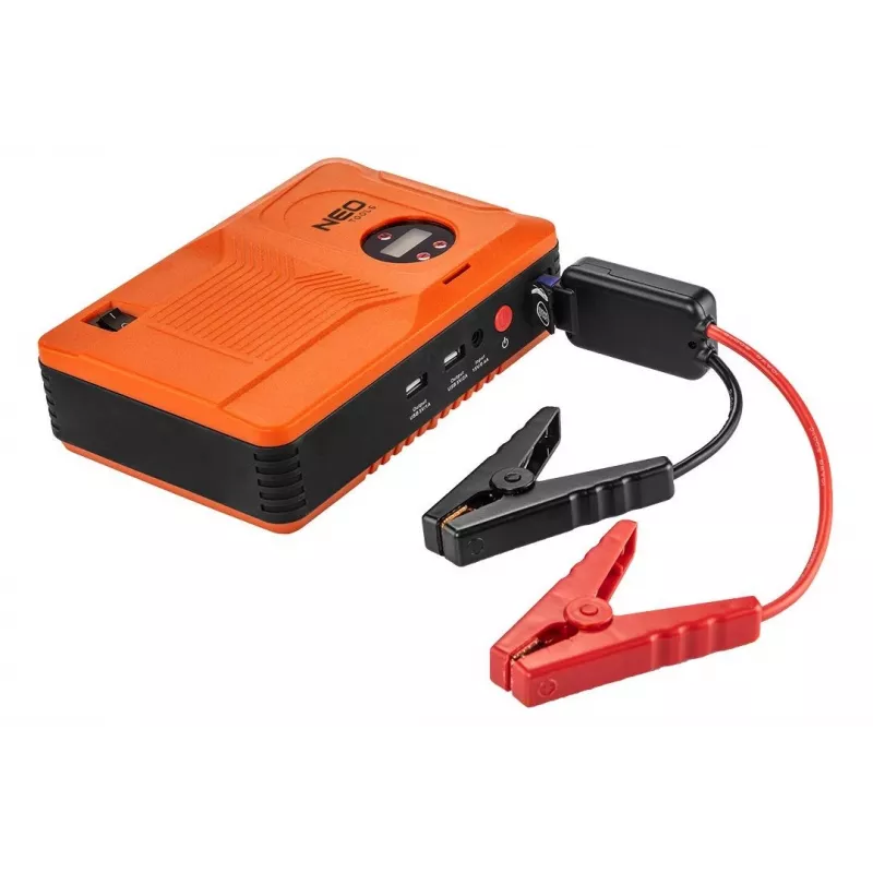 Nešiojamas starteris su kompresoriumi NEO Tools 11-997, 14000 mAh