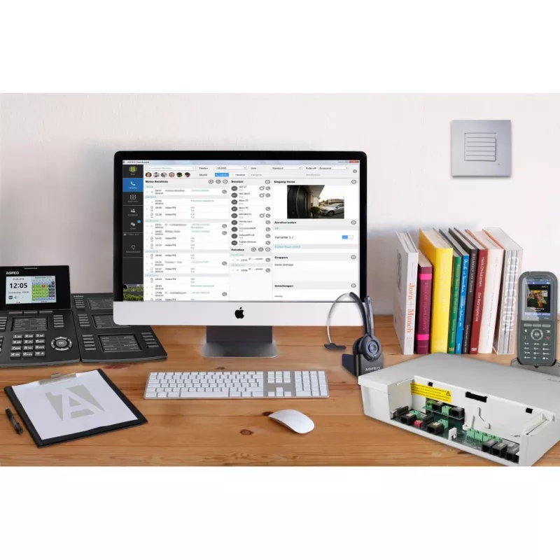 AGFEO Telefonanlage Full-IP ES 548 sieninis korpusas su 12 VoIP 6101515