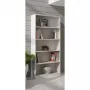 Topeshop R80 BIEL biuro knygų spinta