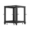 Atviras stovas LANBERG Open Rack OR01-6112-B 12U 600x600 reguliuojamas juodas