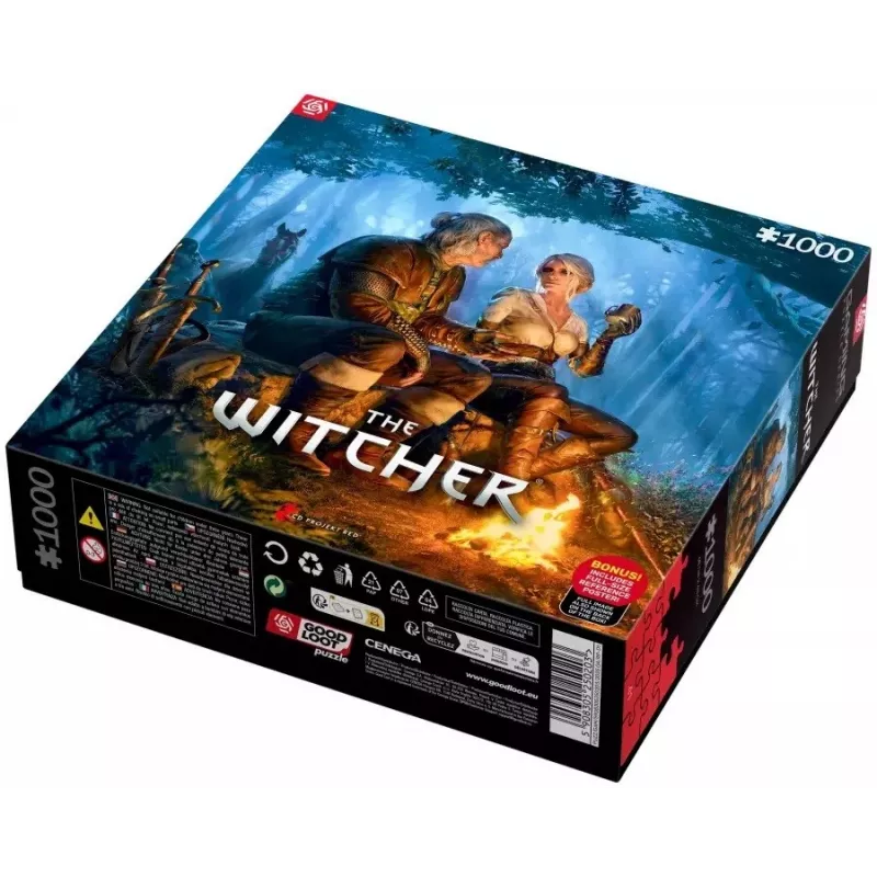 Good Loot Gaming Dėlionė: The Witcher – Ciri kelionė, 1000 dalių