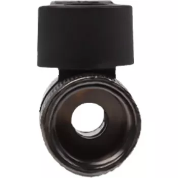 Alphacool 2 krypčių rutulinis vožtuvas G1/4 - juodas nikelis (17354)