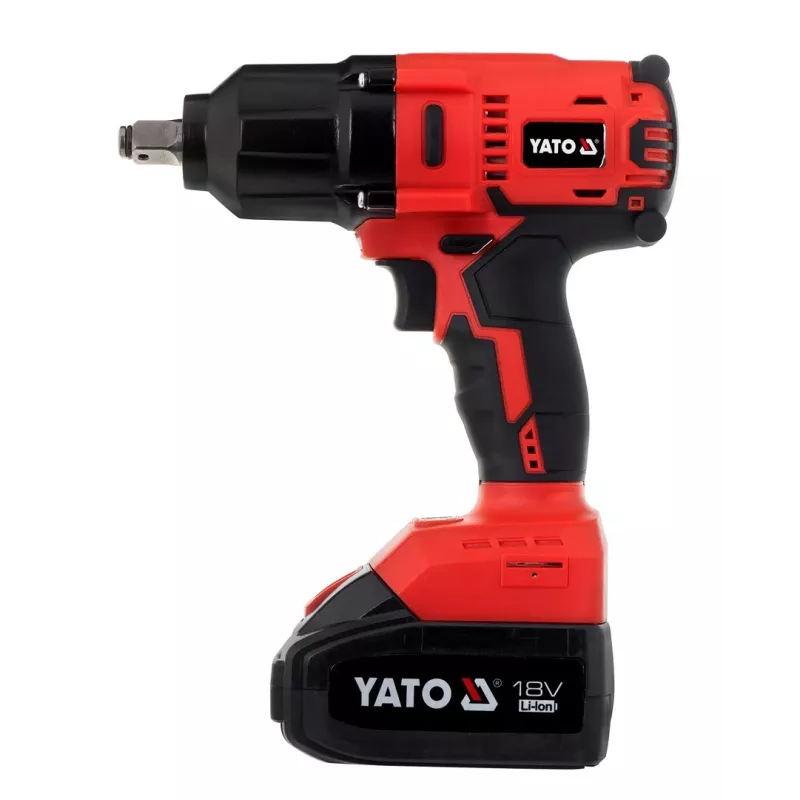 YATO besepetėlis smūginis veržliaraktis 18V Li-Ion 1/2 inch 1x3,0Ah 700Nm