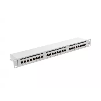 Patch Panel 1U Lanberg PPS5-1024-S 24 prievadų ekranuotas Cat5e