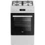 Kombinuota viryklė BEKO FSM51339DWDS 50 cm, balta, energijos klasė A