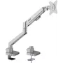 SpeaKa Professional SP-MM-600 Vieno monitoriaus tvirtinimas prie stalo 43,2 cm (17 inch) - 81,3 cm (32 inch) Dujinės spyruoklės technologija, Integruota dokų stotelė, Pakreipiamas, Sukiojamas (SP-10493144)
