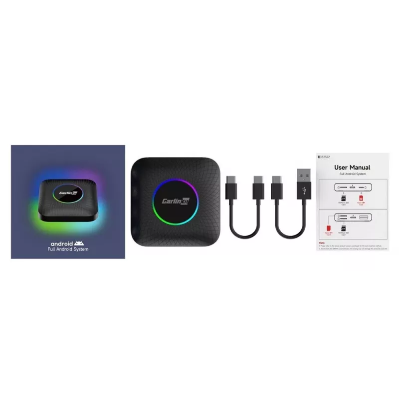 CarlinKit CPC200-Tbox belaidis adapteris Ambient 8GB/128GB juodas