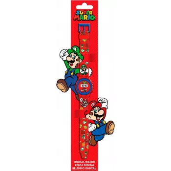 Vaikiškas laikrodis Kids Euroswan Super Mario – analoginis/digitalinis laikrodis GSM4234